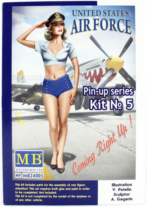 1/24 Pin-Up Serisi 5 Patty Figür Maketi, Master Box 24005