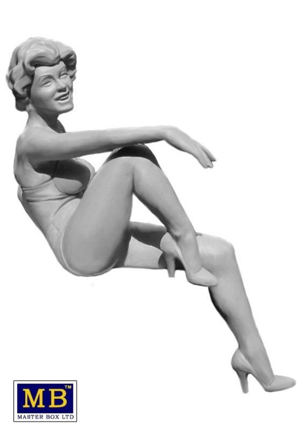 1/24 Pin-Up Serisi 6 Samantha Figür Maketi, Master Box 24006 - Görsel 3