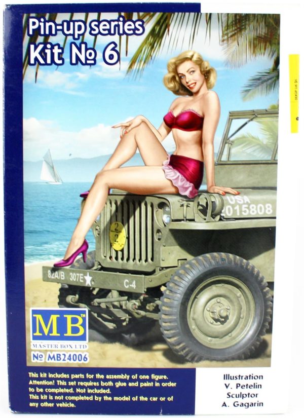 1/24 Pin-Up Serisi 6 Samantha Figür Maketi, Master Box 24006