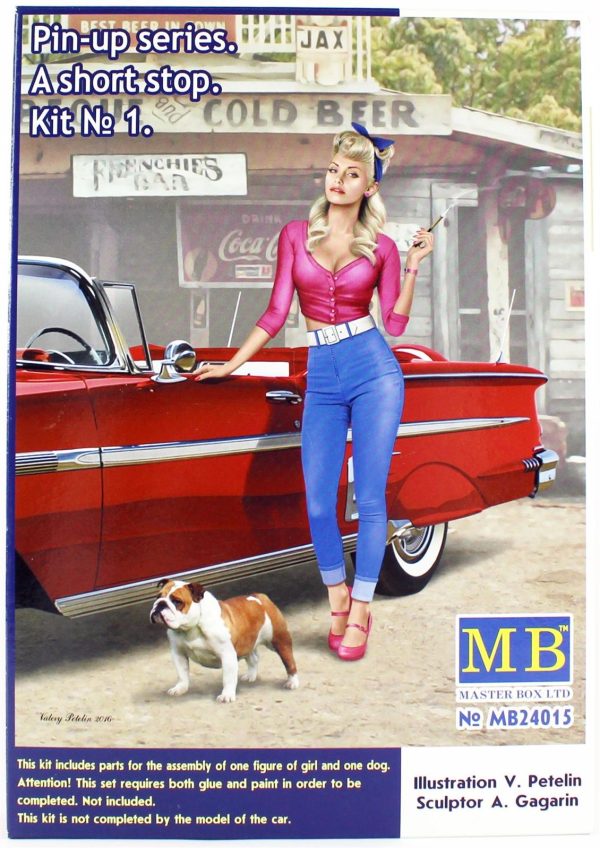 1/24 Pin-Up A-Short Serisi 1 Figür Maketi, Master Box 24015