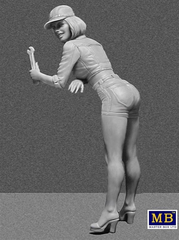 1/24 Pin-Up A-Short Serisi 2 Figür Maketi, Master Box 24016 - Görsel 3