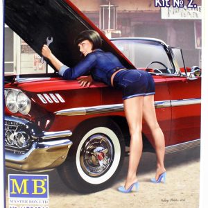 1/24 Pin-Up A-Short Serisi 2 Figür Maketi, Master Box 24016
