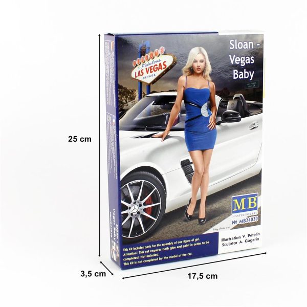 1/24 Tehlikeli İşler Serisi Sloan Figür Maketi, Master Box 24020 - Görsel 4