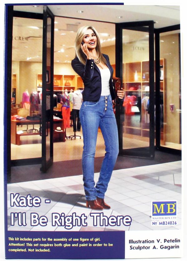 1/24 Tehlikeli İşler Serisi Kate Figür Maketi, Master Box 24026