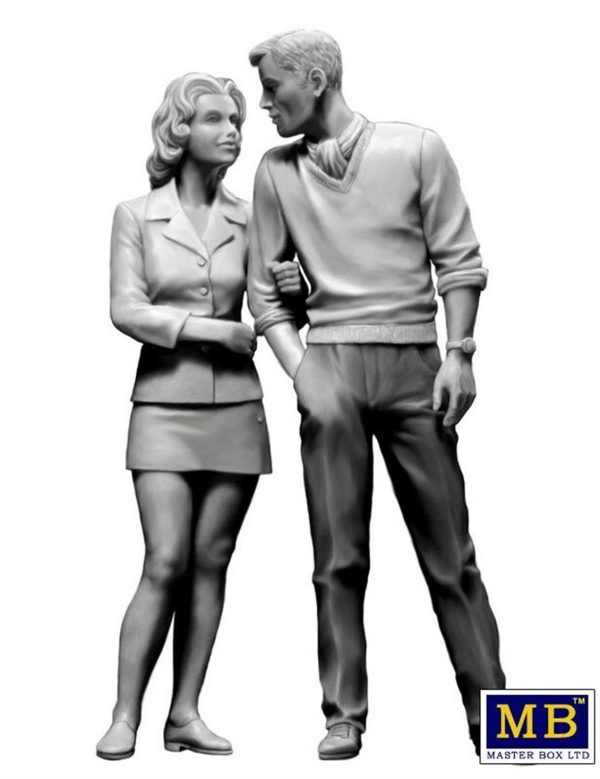 1/24 Tehlikeli İşler Serisi Bob And Sally Figür Maketi, Master Box 24029 - Görsel 3