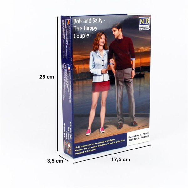 1/24 Tehlikeli İşler Serisi Bob And Sally Figür Maketi, Master Box 24029 - Görsel 5