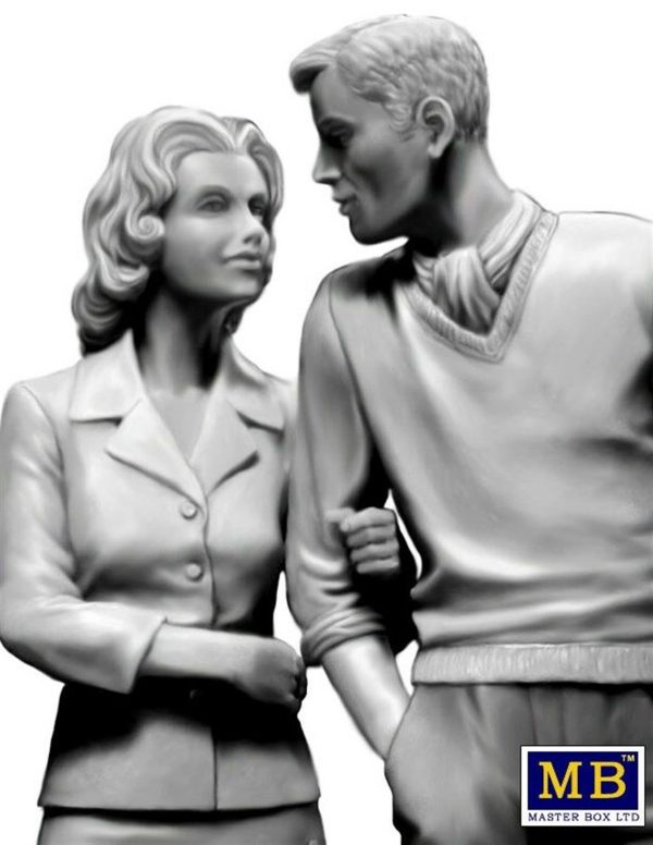 1/24 Tehlikeli İşler Serisi Bob And Sally Figür Maketi, Master Box 24029 - Görsel 4