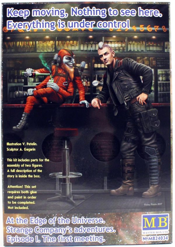 1/24 Spaceport Serisi Bölüm 2 Figür Maketi, Master Box 24034
