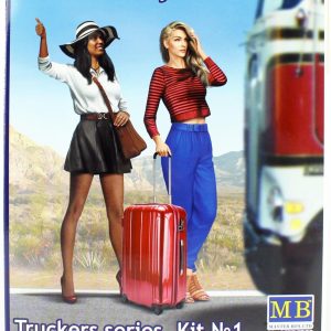 1/24 Kamyon Sürücüsü Serisi Erica And Kery Figür Maketi, Master Box 24041