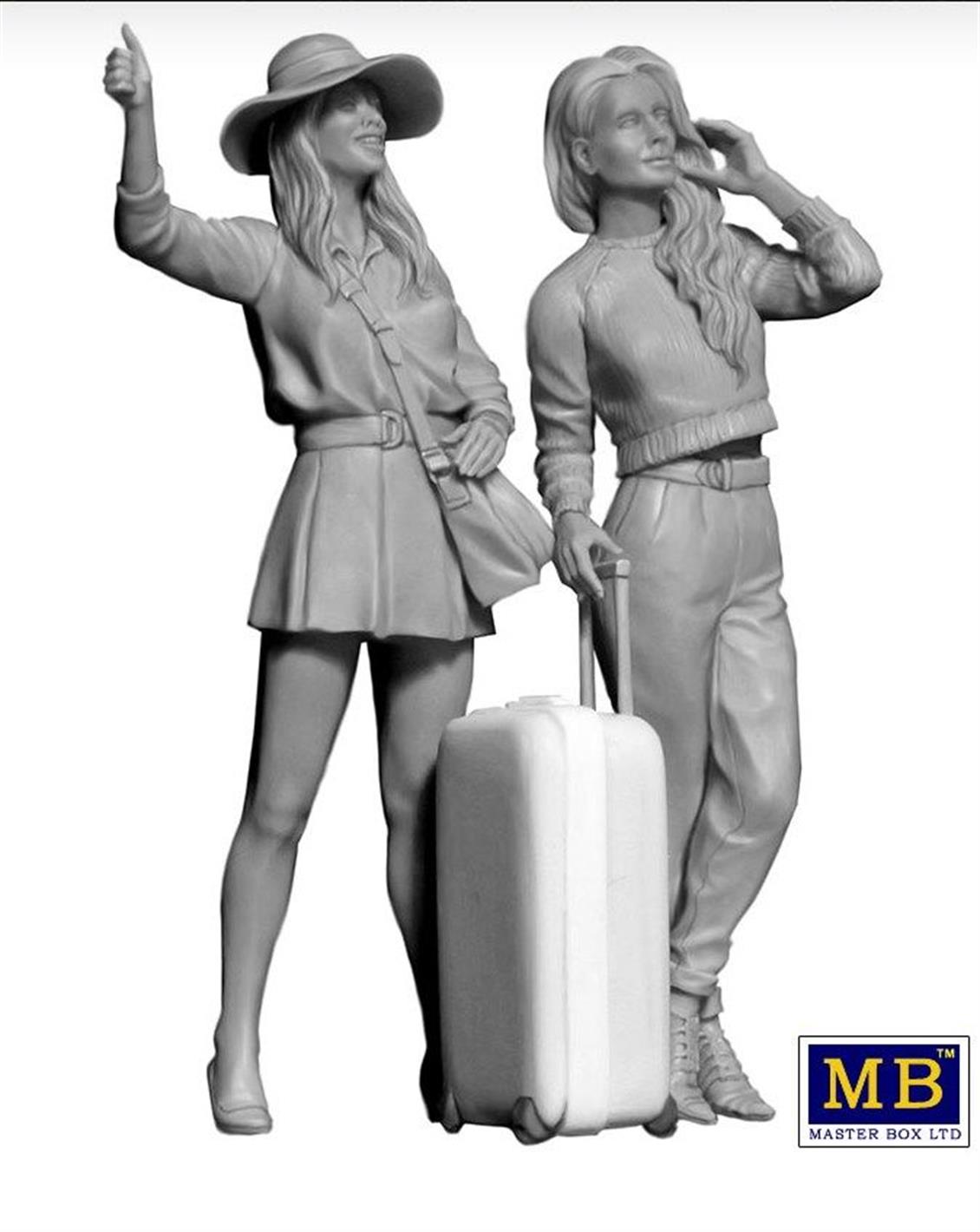 1/24 Kamyon Sürücüsü Serisi Erica And Kery Figür Maketi, Master Box 24041 - Görsel 3