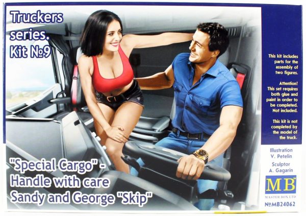 1/24 Kamyon Sürücüsü Serisi Special Cargo Figür Maketi, Master Box 24062