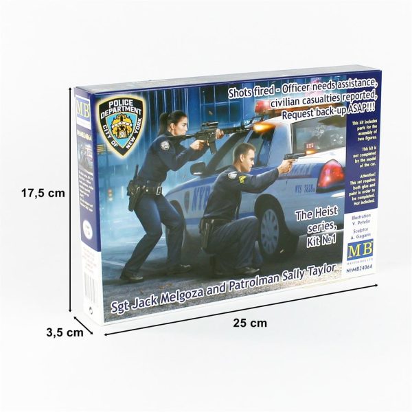 1/24 Soygun Serisi Çavuş Jack ve Devriye Sally Figür Maketi, Master Box 24064 - Görsel 4