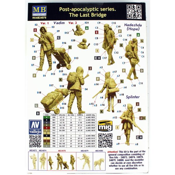 1/35 Kıyamet Sonrası Son Köprü Figür Maketi, Master Box 24078 - Görsel 3
