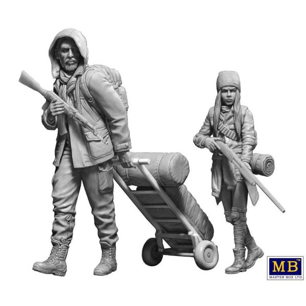 1/35 Kıyamet Sonrası Son Köprü Figür Maketi, Master Box 24078 - Görsel 4