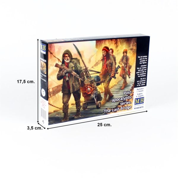 1/35 Kıyamet Sonrası Son Köprü Figür Maketi, Master Box 24078 - Görsel 5