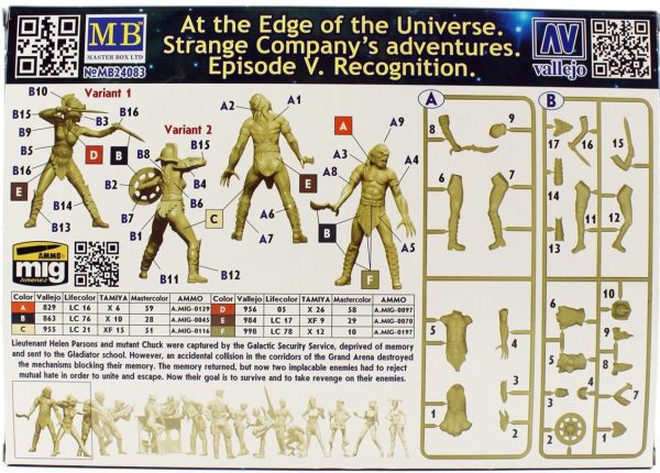 1/24 Fantastik Dünya Bölüm.V Tanıma Figür Maketi, Master Box 24083 - Görsel 3