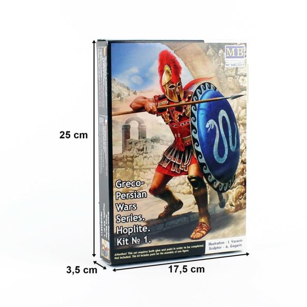 1/32 Greko-Pers Savaşları Serisi Kit.1 Hoplit Figür Maketi, Master Box 32011 - Görsel 4
