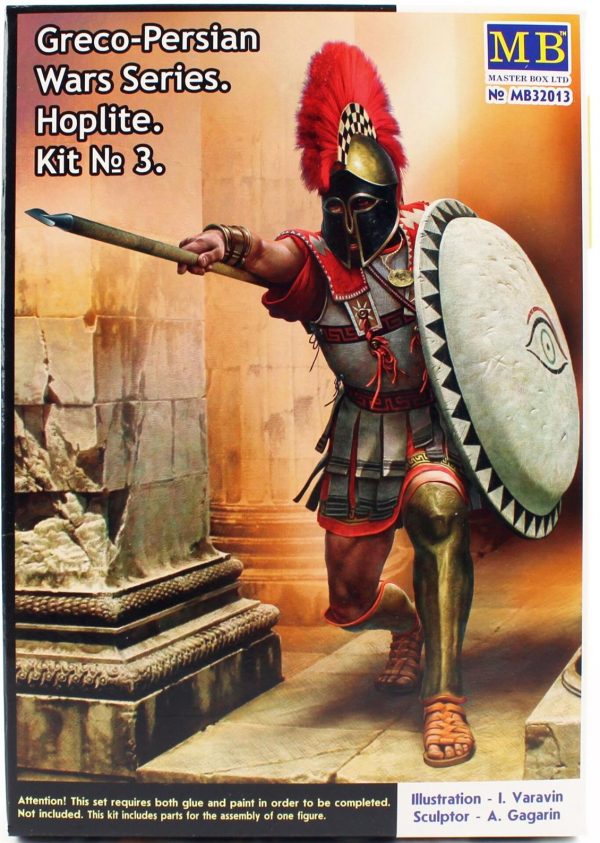 1/32 Greko-Pers Savaşları Serisi Kit.3 Hoplit Figür Maketi, Master Box 32013