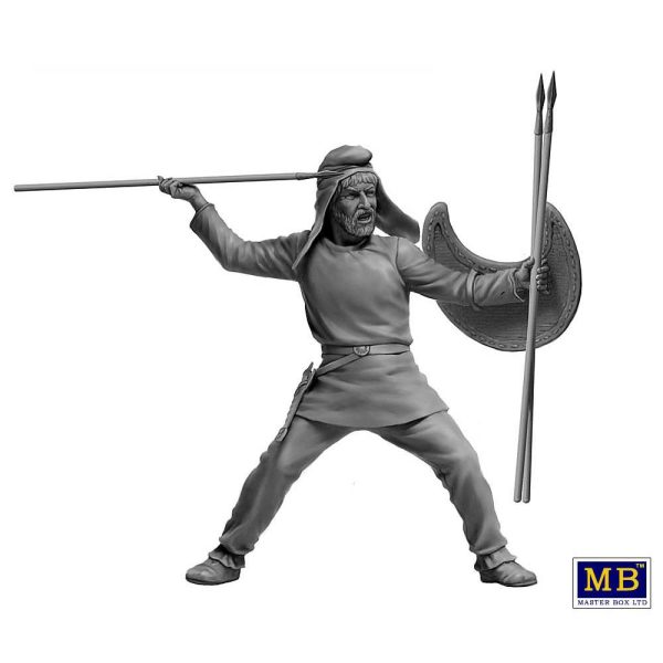 1/32 Yunan Pers Savaşları Pers Tabakara Savaşçısı Figür Maketi, Master Box 32021 - Görsel 4