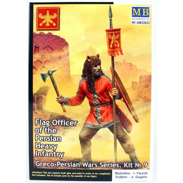 1/32 Yunan Pers Savaşları Pers Bayraktarı Figür Maketi, Master Box 32022