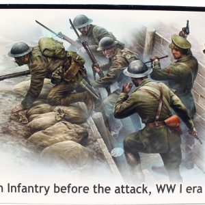 1/35 WW I Serisi İngiliz Piyadeleri Figür Maketi, Master Box 35114