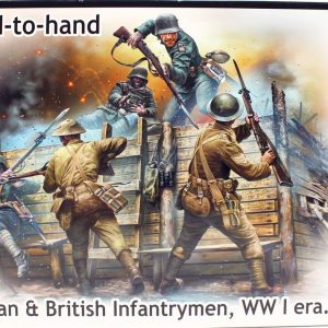 1/35 WW I Serisi Alman ve İngiliz Piyadeleri Figür Maketi, Master Box 35116