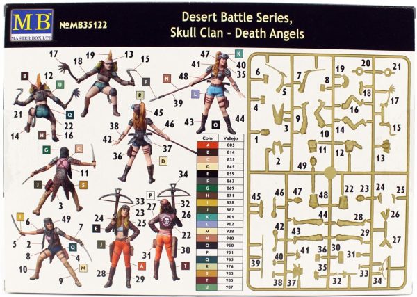 1/35 Çöl Savaşı Serisi Ölüm Melekleri Figür Maketi, Master Box 35122 - Görsel 3