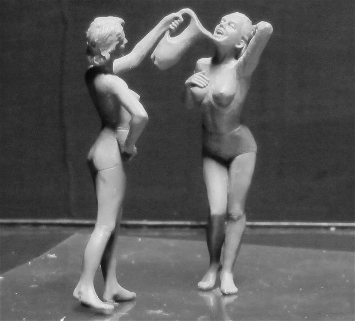 1/35 WW II Serisi Alman ve Amerikan Paraşürcüler Figür Maketi, Master Box 35157 - Görsel 3