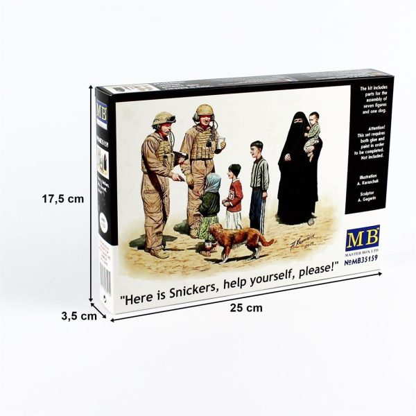 1/35 Güncel Savaşlar Serisi Ortadoğulu Çocuklar Figür Maketi, Master Box 35159 - Görsel 4