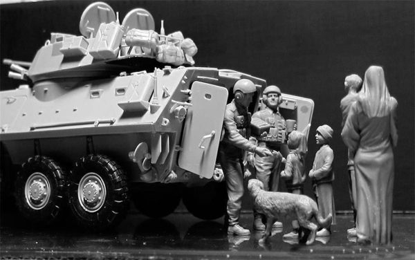 1/35 Güncel Savaşlar Serisi Ortadoğulu Çocuklar Figür Maketi, Master Box 35159 - Görsel 2