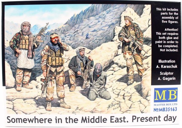 1/35 Güncel Savaşlar Serisi Teröristler Figür Maketi, Master Box 35163