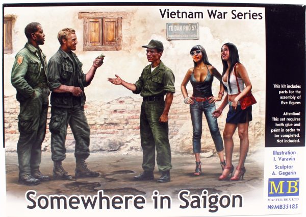 1/35 Vietnam Savaşı Serisi Saigon Figür Maketi, Master Box 35185