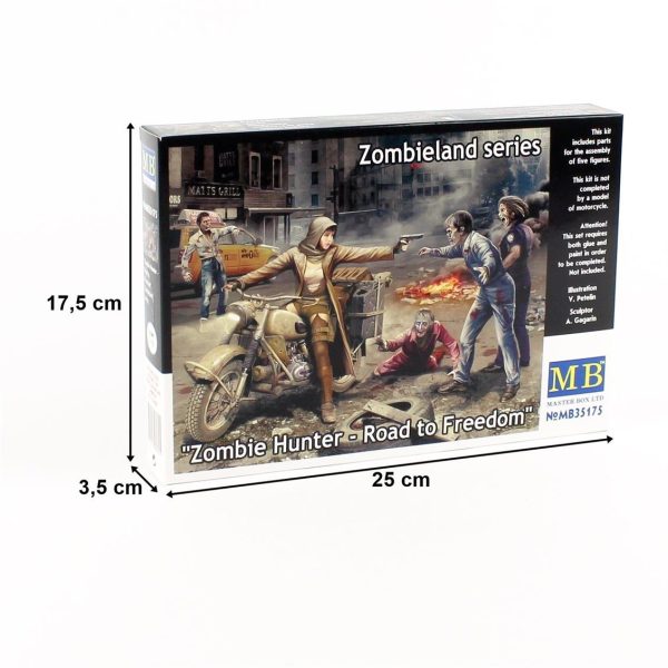 1/35 Zombiler Serisi Avcı Figür Maketi, Master Box 35175 - Görsel 4