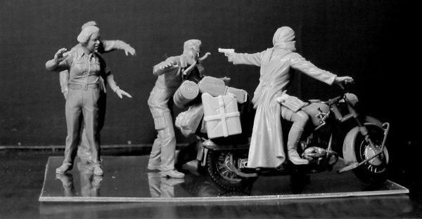 1/35 Zombiler Serisi Avcı Figür Maketi, Master Box 35175 - Görsel 3