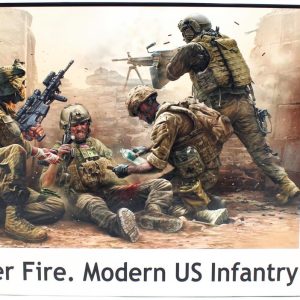 1/35 Güncel Savaşlar Serisi Ateş Altında Figür Maketi, Master Box 35193