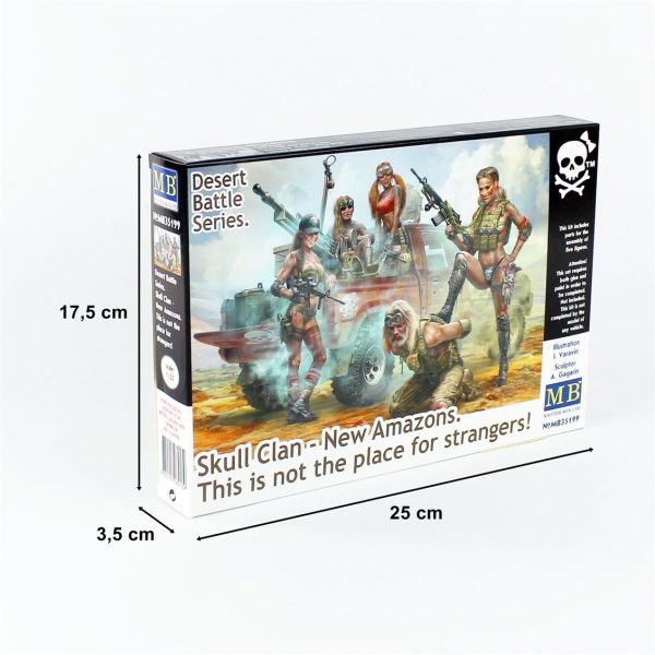 1/35 Çöl Savaşları Serisi Amazonlar Figür Maketi, Master Box 35199 - Görsel 5