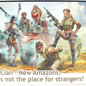 1/35 Çöl Savaşları Serisi Amazonlar Figür Maketi, Master Box 35199