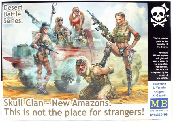 1/35 Çöl Savaşları Serisi Amazonlar Figür Maketi, Master Box 35199