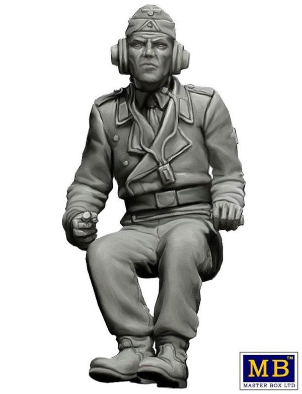 1/35 WW II Serisi 1944-1945 Alman Tankçılar Figür Maketi, Master Box 35201 - Görsel 4
