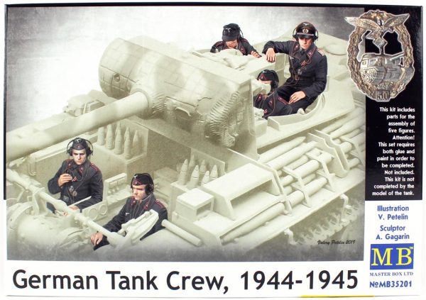 1/35 WW II Serisi 1944-1945 Alman Tankçılar Figür Maketi, Master Box 35201