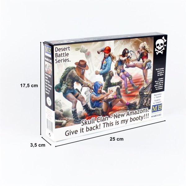 1/35 Çöl Savaşları Serisi Kafatası Avcıları Figür Maketi, Master Box 35202 - Görsel 5