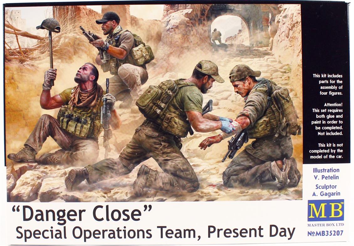 1/35 Güncel Savaşlar Serisi Özel Tim Figür Maketi, Master Box 35207