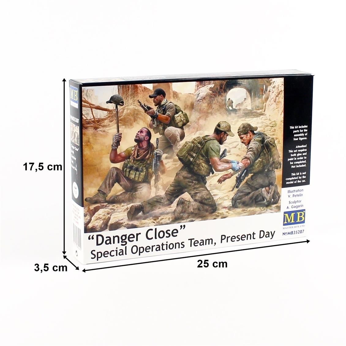 1/35 Güncel Savaşlar Serisi Özel Tim Figür Maketi, Master Box 35207 - Görsel 5