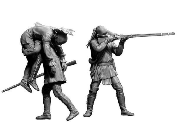 1/35 Hint Savaşı Serisi Yaralı Kardeş Figür Maketi, Master Box 35210 - Görsel 3
