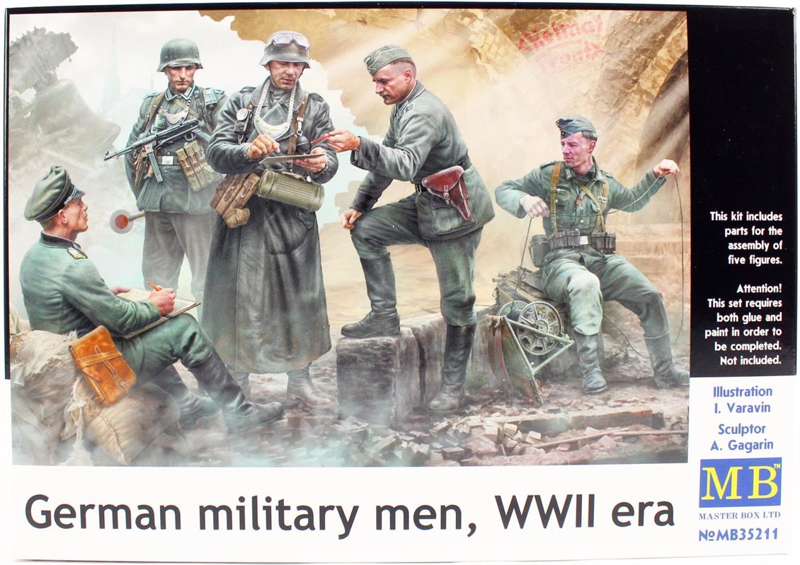 1/35 WW II Serisi Alman Askeri Figür Maketi, Master Box 35211