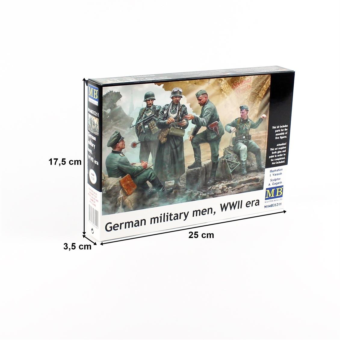 1/35 WW II Serisi Alman Askeri Figür Maketi, Master Box 35211 - Görsel 4