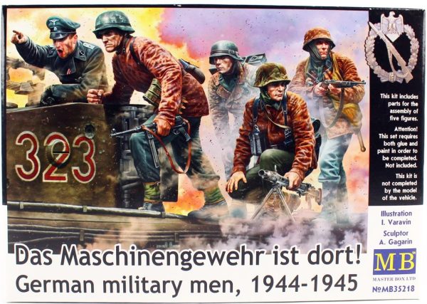1/35 WW II Serisi 1944-1945 Alman Askerleri Figür Maketi, Master Box 35218