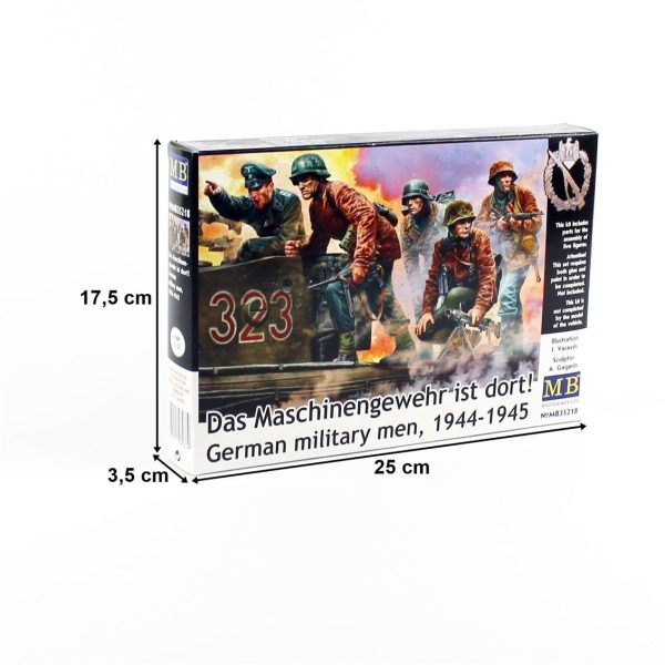 1/35 WW II Serisi 1944-1945 Alman Askerleri Figür Maketi, Master Box 35218 - Görsel 5