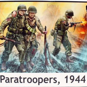 1/35 WW II Serisi Amerikan Paraşütcüler Figür Maketi, Master Box 35219