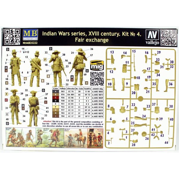 1/35 Hint Savaşı XVIII. Yüzyıl Mal Takası Figür Maketi, Master Box 35222 - Görsel 3